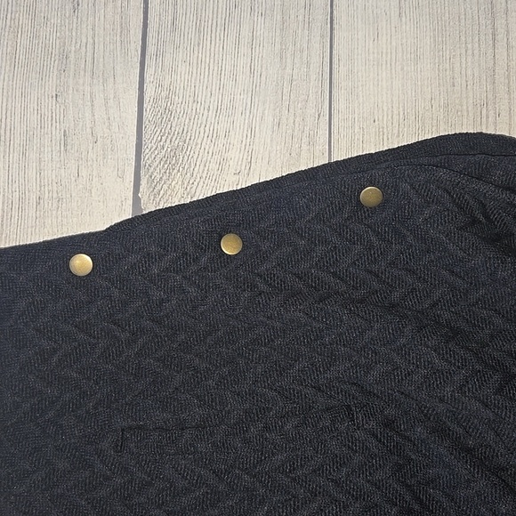 Maeve Colorblock Knit Sweater Dress Cream/Tan/Blue Size 14 - Picture 7 of 14